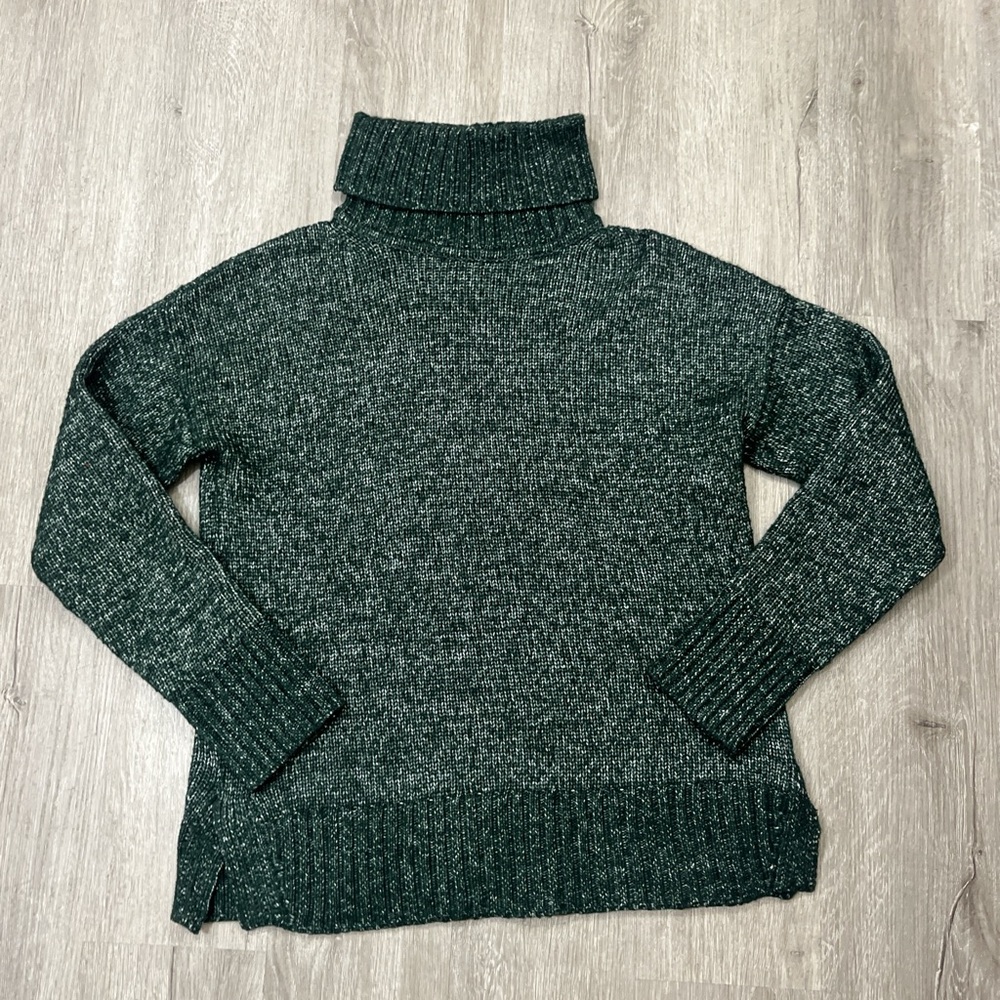 Banana Republic Green Turtleneck Sweater